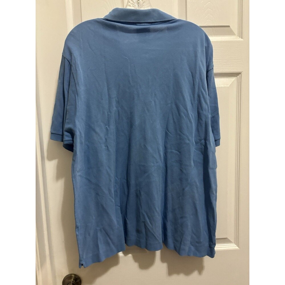 Lacoste Polo Men’s Size 7 Blue Lacoste Mens Polo Short Sleeve - Picture 3 of 5
